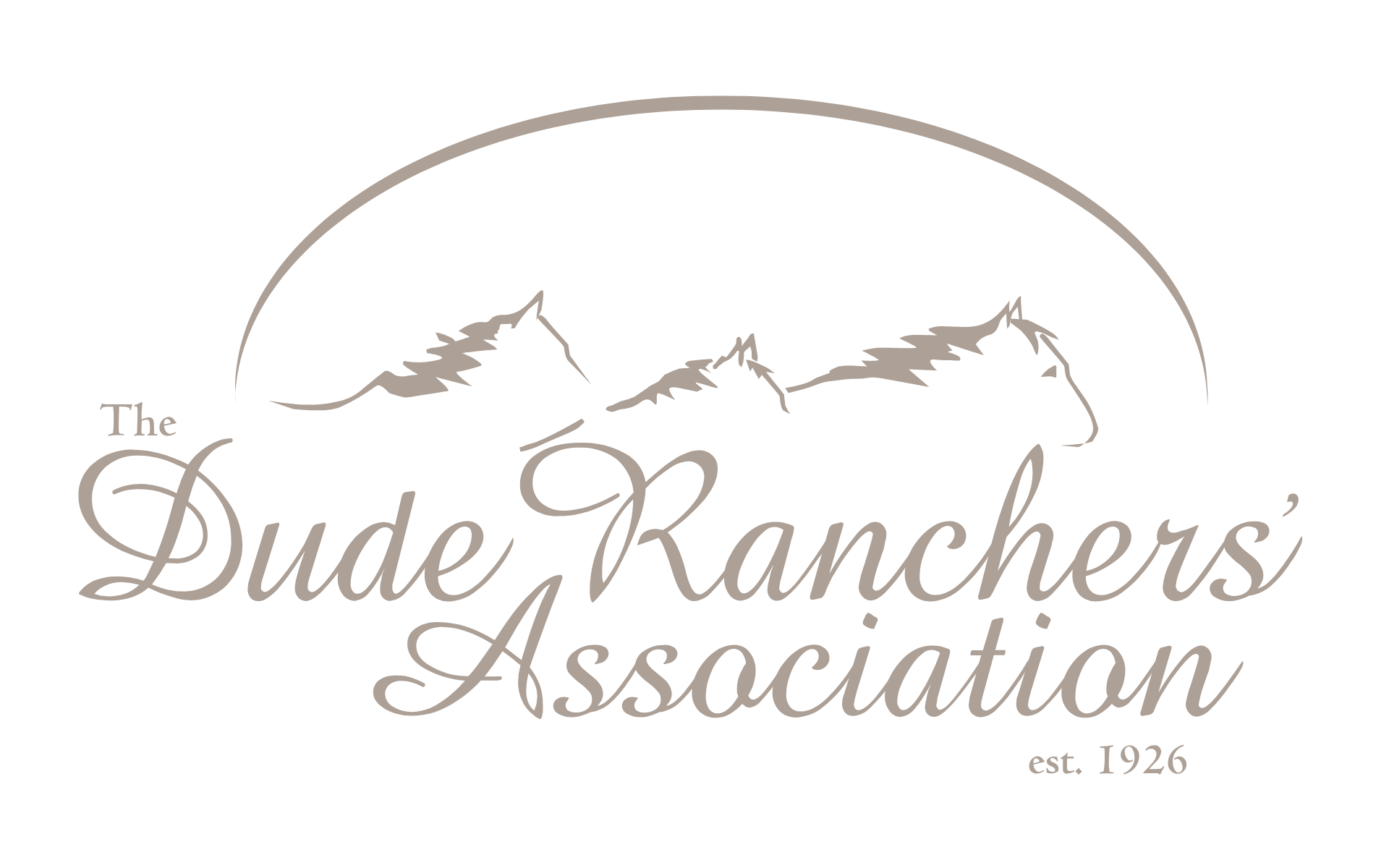 Dude Ranch Association Logo - Tan